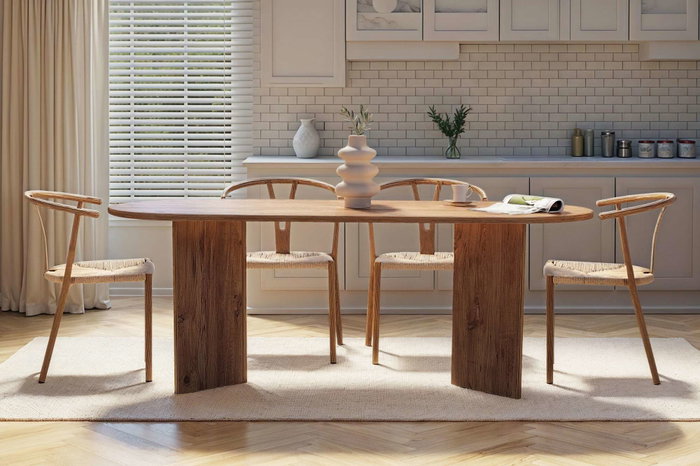 Hanah Home Mesa de Comedor Sabella - Atlantic Pine